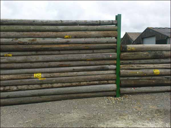 telegraph pole fencing