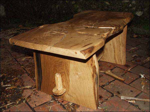 rustic wooden tables